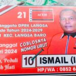 Ismail Calon Anggota DPRK Langsa Dari Partai Aceh (PA ) Siap Beramanah Kepada Masyarakat