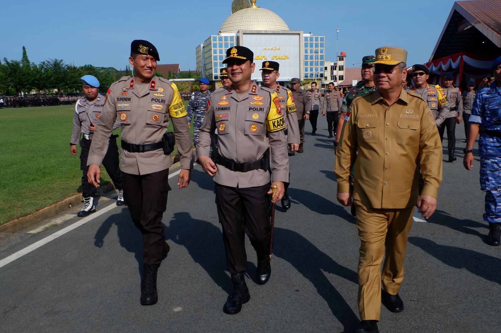 Polda Kalbar Laksanakan Apel Gelar Pasukan Ops Liong Kapuas 2024