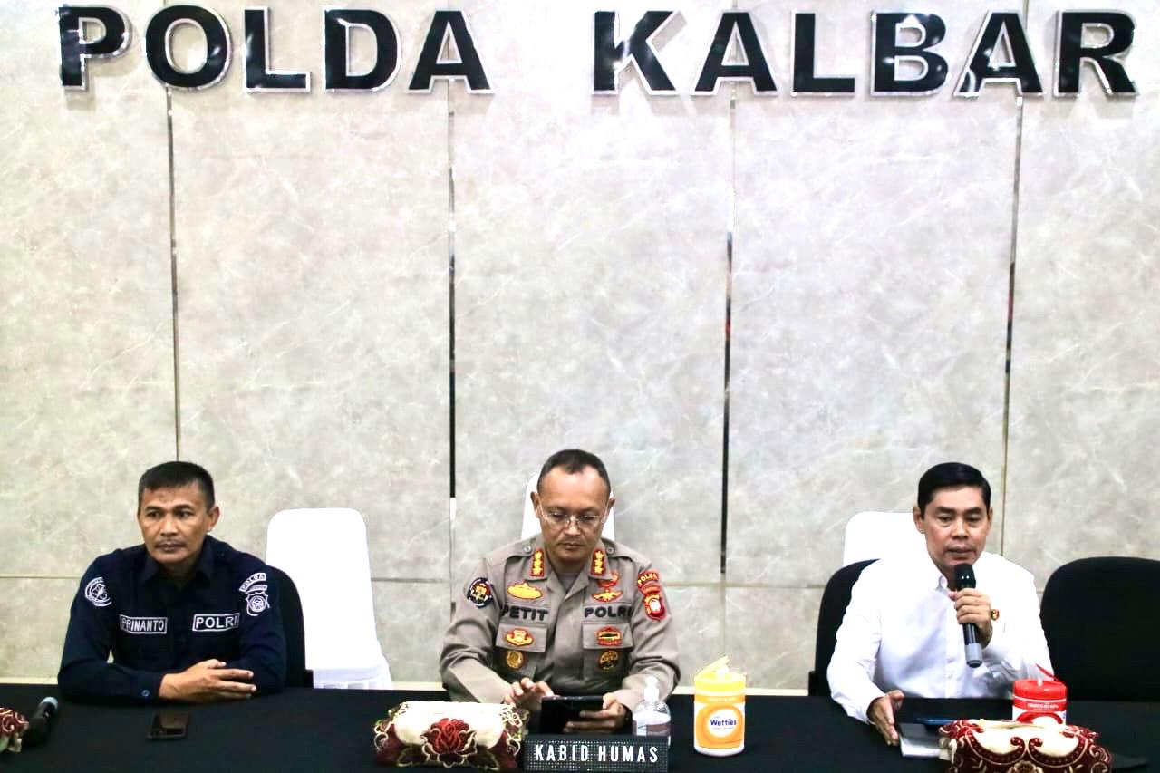 Polda Kalbar Laksanakan Jumpa Pers Terkait Penanganan Tindak Pidana Pemilu tahun 2023 – 2024