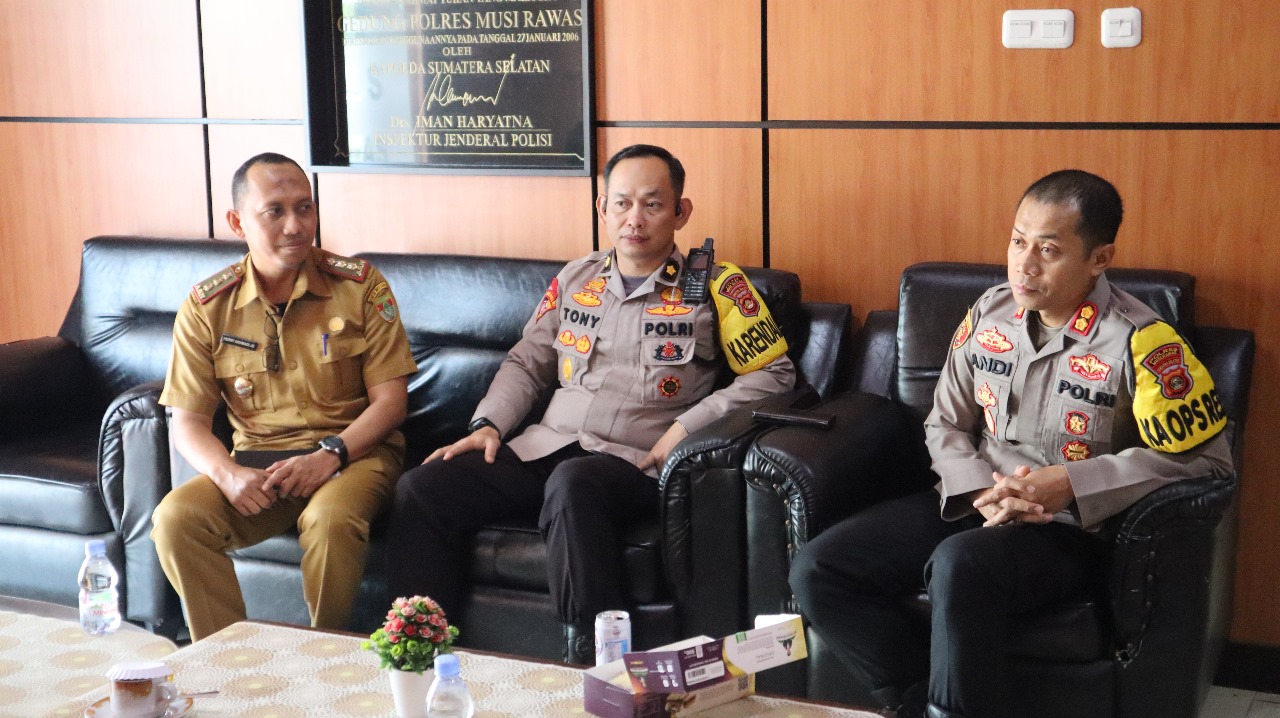 Kapolres Musi Rawas, BPBD dan Disbun Gelar Rapat Lanjutan Penanggulangan Karhutla