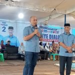 Ribuan Warga kelurahan Simpang Periuk Teriakan Coblos No 2 Botak Peci