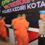 Tim Opsnal Resmob Sat Reskrim Polres Kediri Kota Bekuk Empat Pelaku Perampokan Spesialis Minimarket