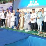 Meluing Tablig Akbar Dan Gema Shalawat Bersama Rachmat Hidayat Dan Rustam Effendi , Puluhan Ribuan Masyarakat Padati Tom Megang.