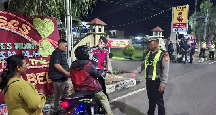 Jaga Kamtibmas Kondusif Jelang Pungra, Polres Musi Rawas Gelar KRYD Skala Besar Bersama Polisi Militer